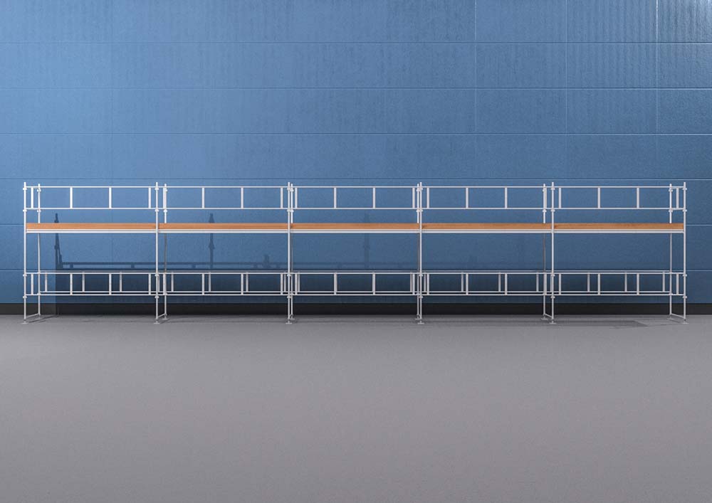 Stillas Ram 15x4 m - Stål Stillas Ram 15x4 m - Stål