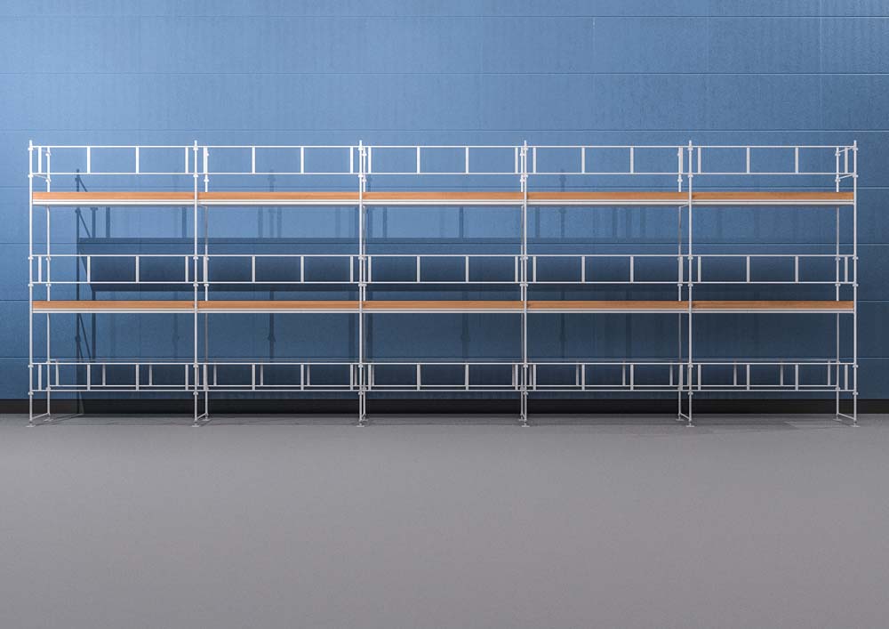 Stillas Ram 15x6 m - Stål Stillas Ram 15x6 m - Stål