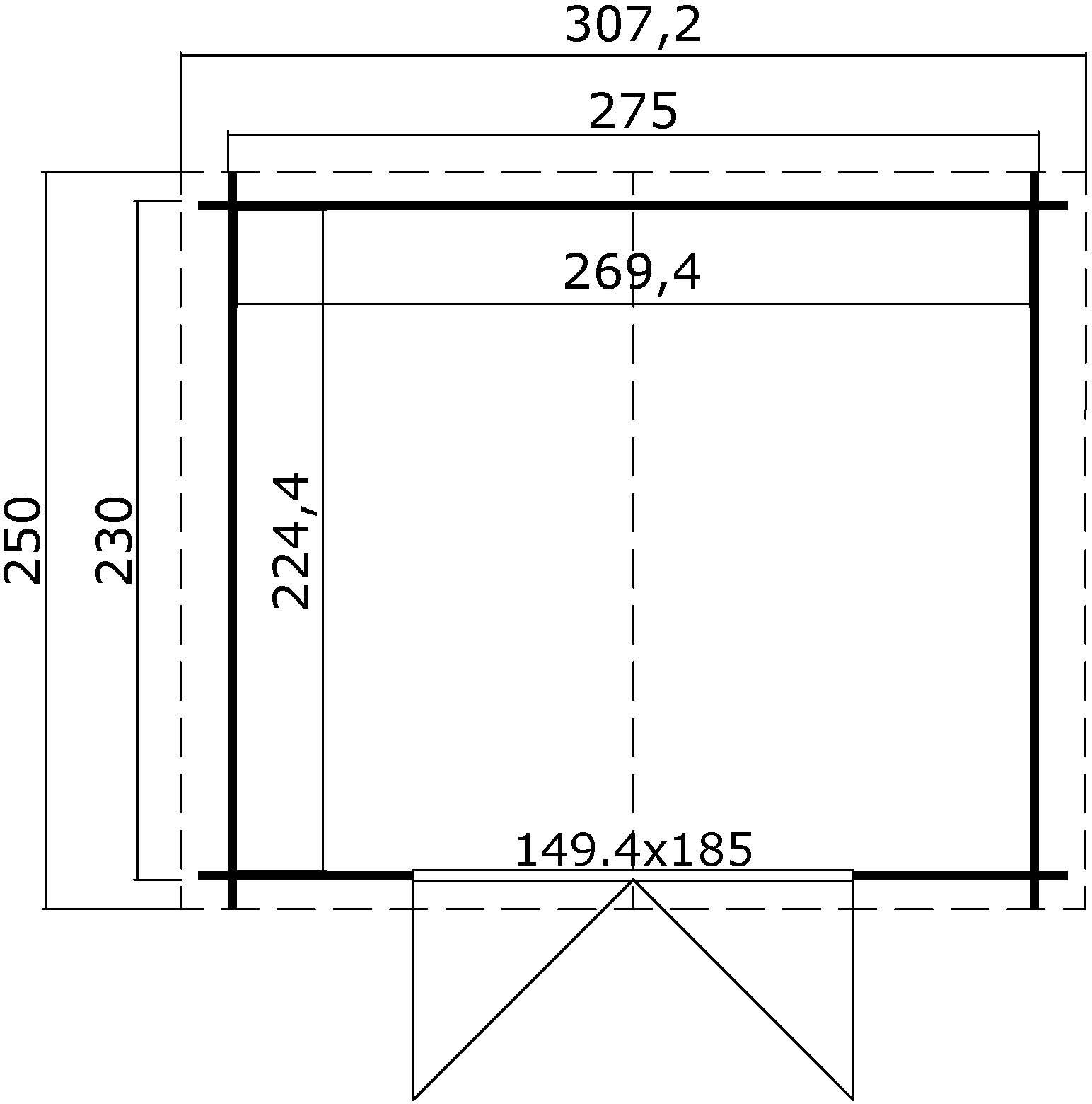 Bod Noa A - 7,3 m² Bod Noa A - 7,3 m²