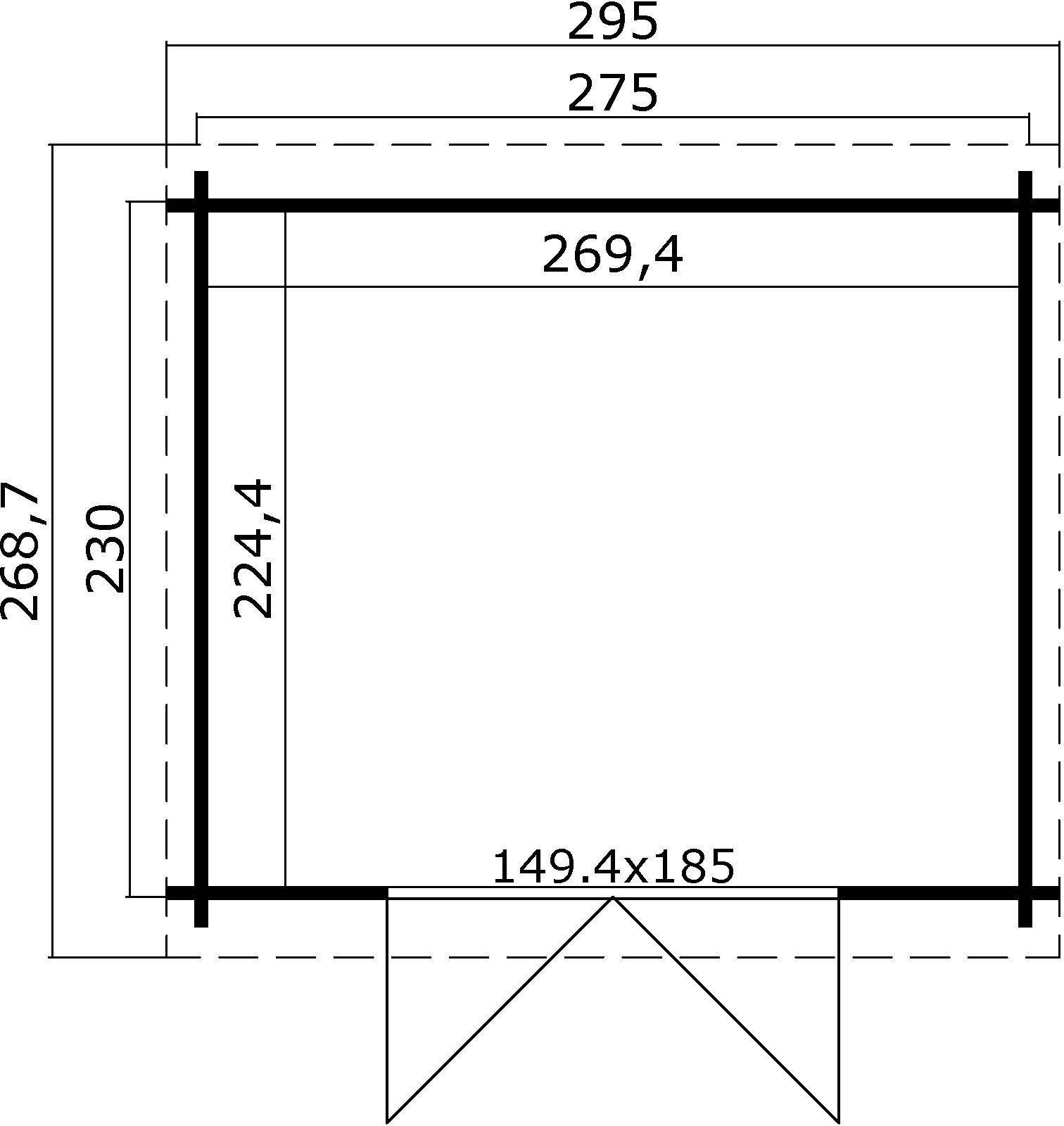 Bod Simone A - 7,3 m² Bod Simone A - 7,3 m²