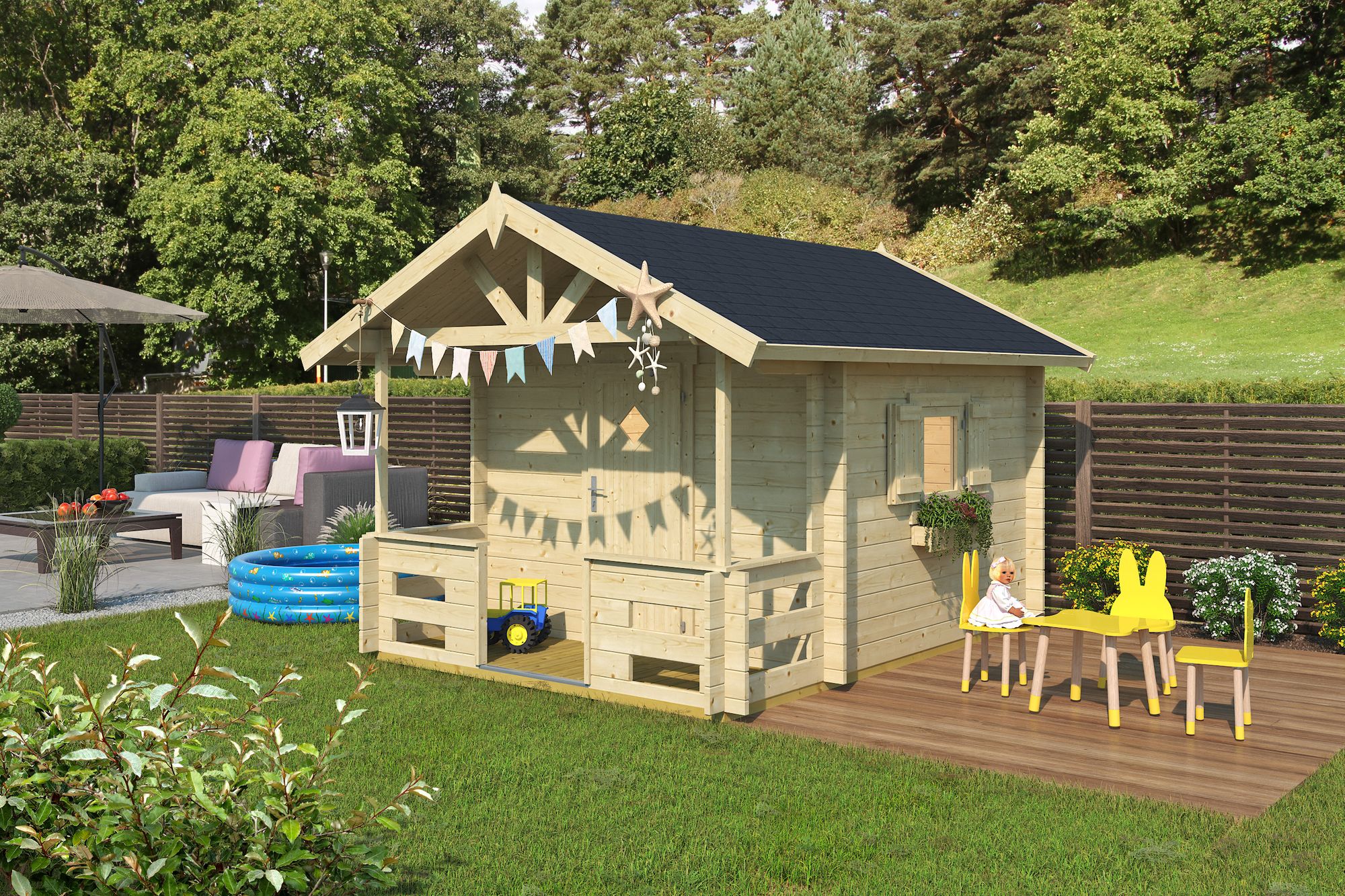 Lekehus Liam - 5,5 m² Lekehus Liam - 5,5 m²