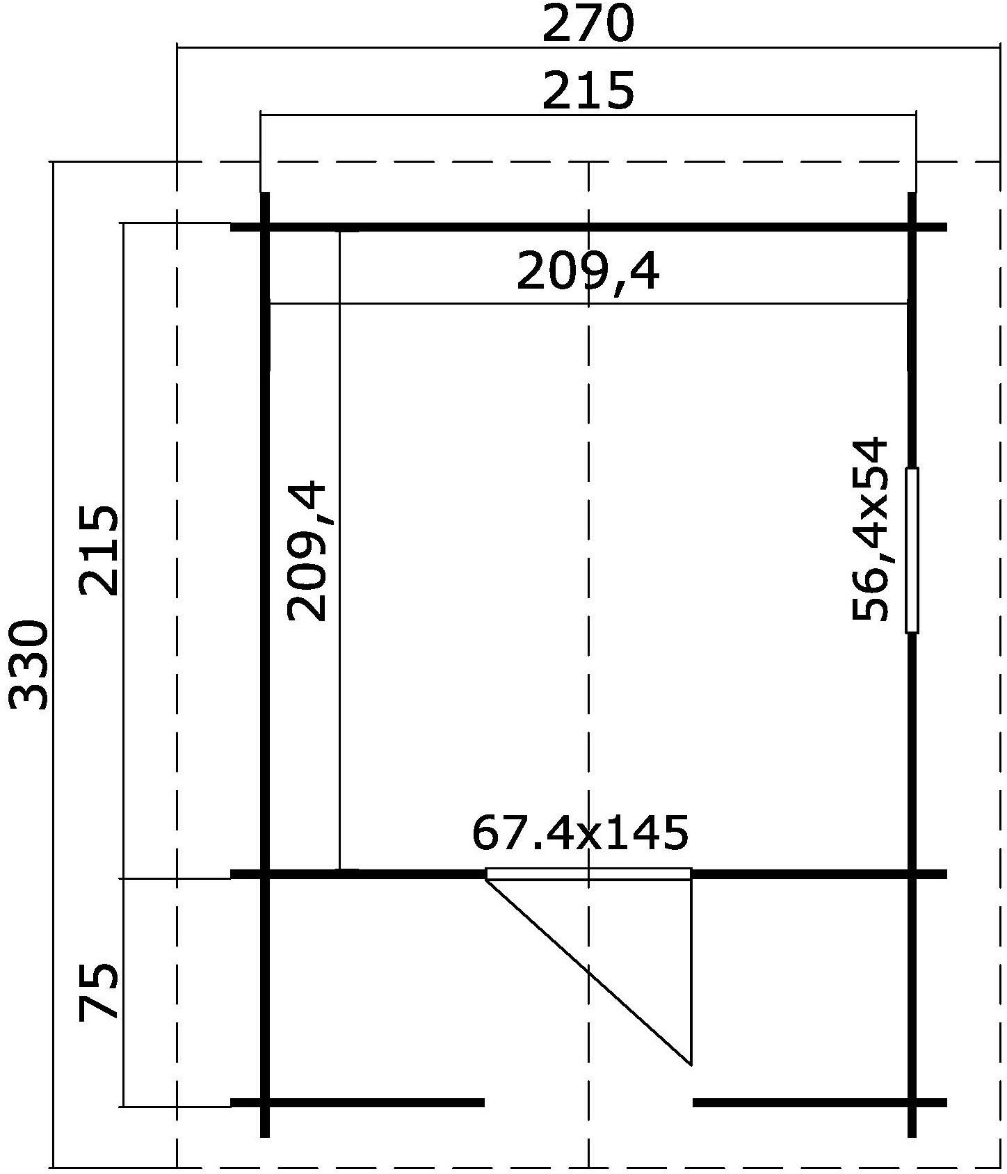 Lekehus Liam - 5,5 m² Lekehus Liam - 5,5 m²