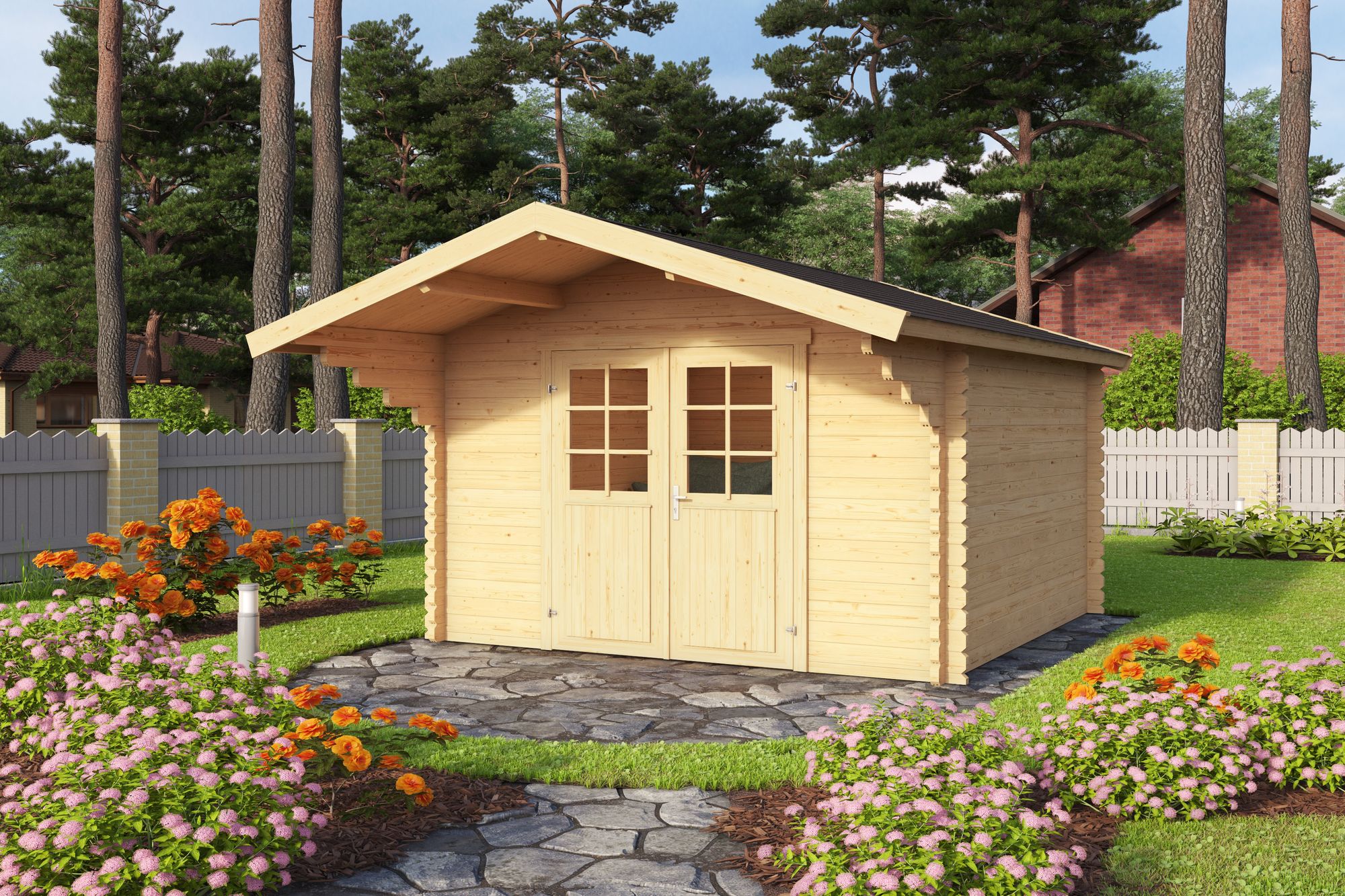 Friggebod Yvonne B - 10,2 m² Friggebod Yvonne B - 10,2 m²