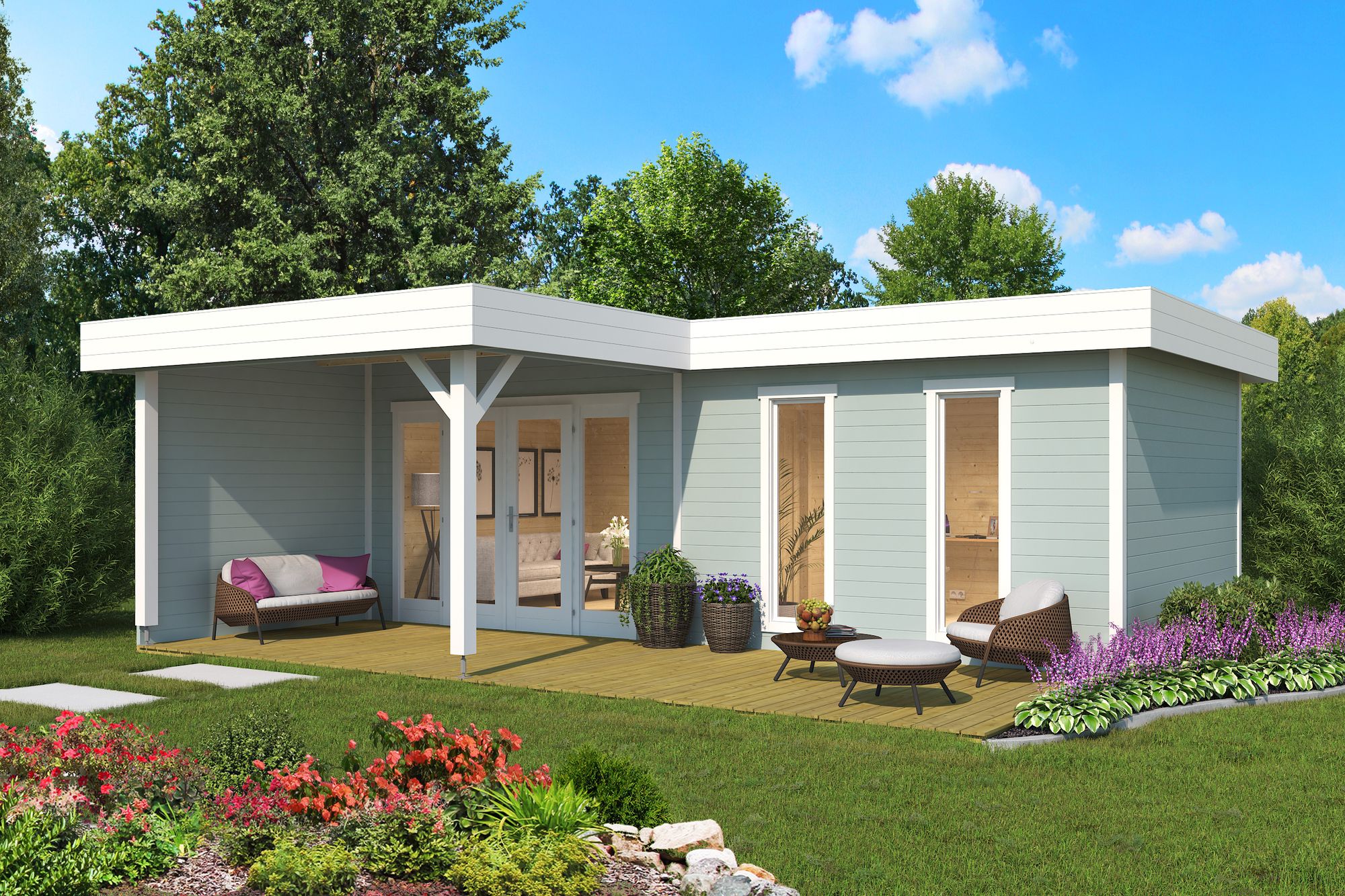 Attefall hus Bravo B - 24,5 m² Attefall hus Bravo B - 24,5 m²