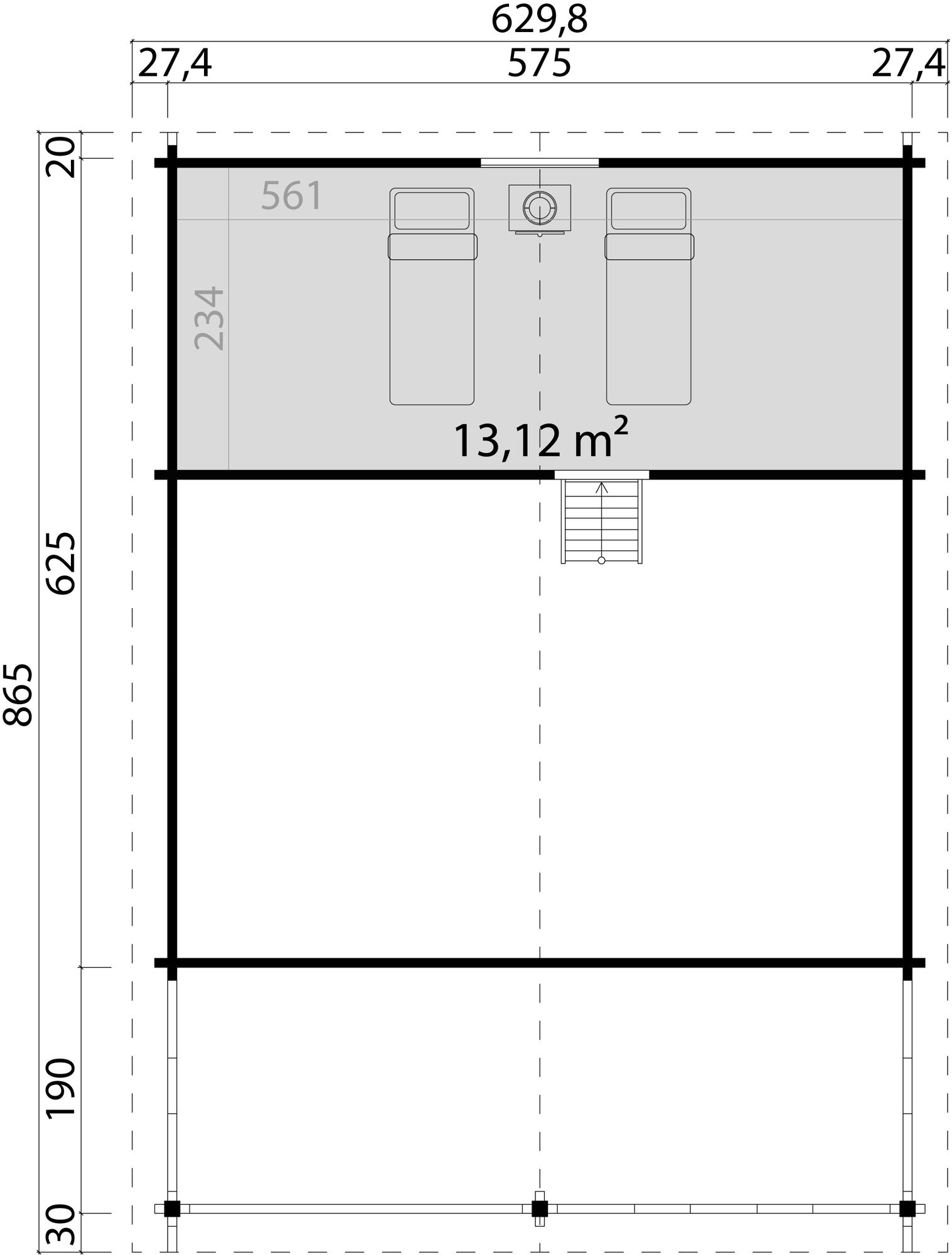 Feriehus Signe B - 38,3 m² Feriehus Signe B - 38,3 m²