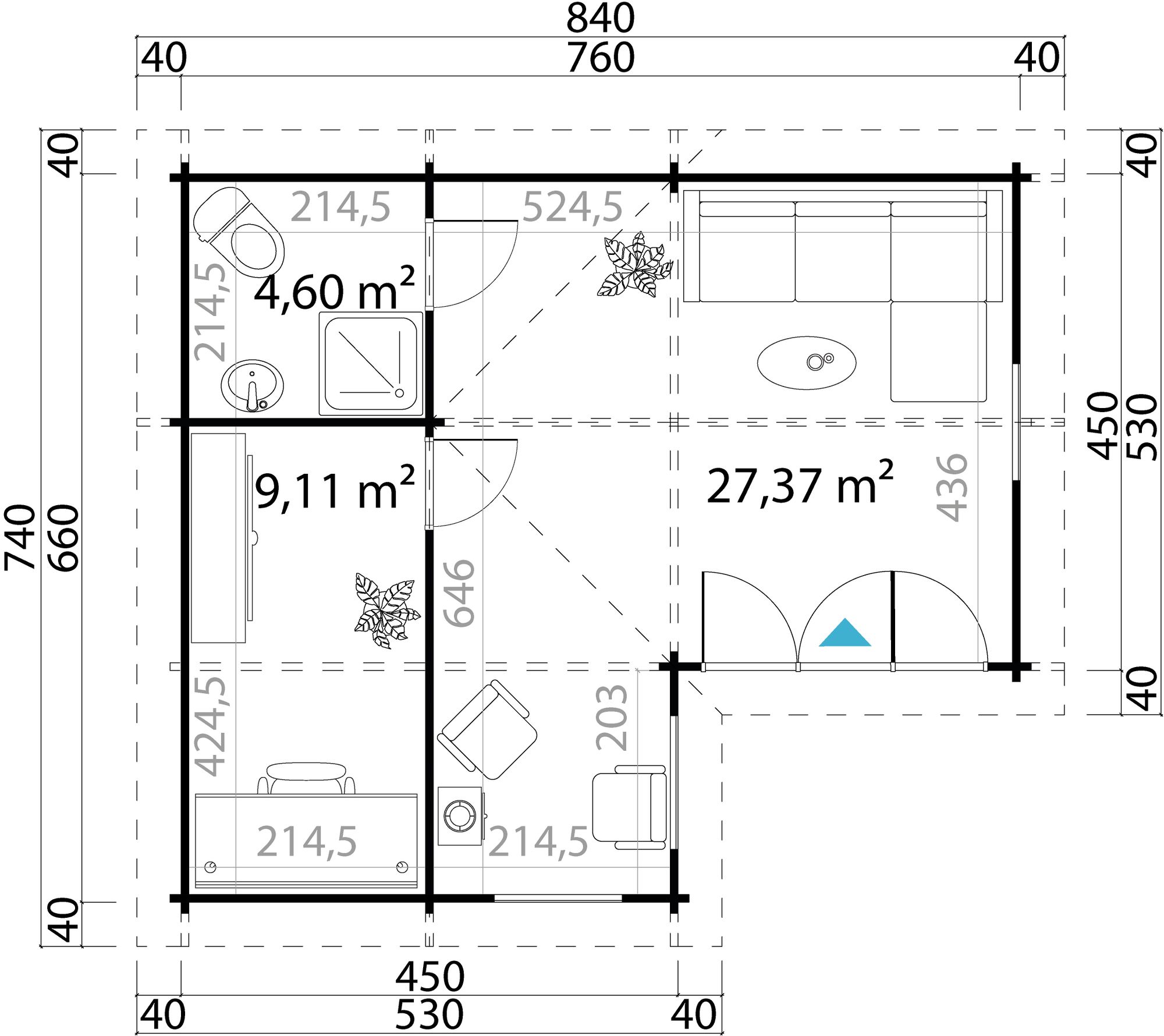 Feriehus Esther D - 53 m�