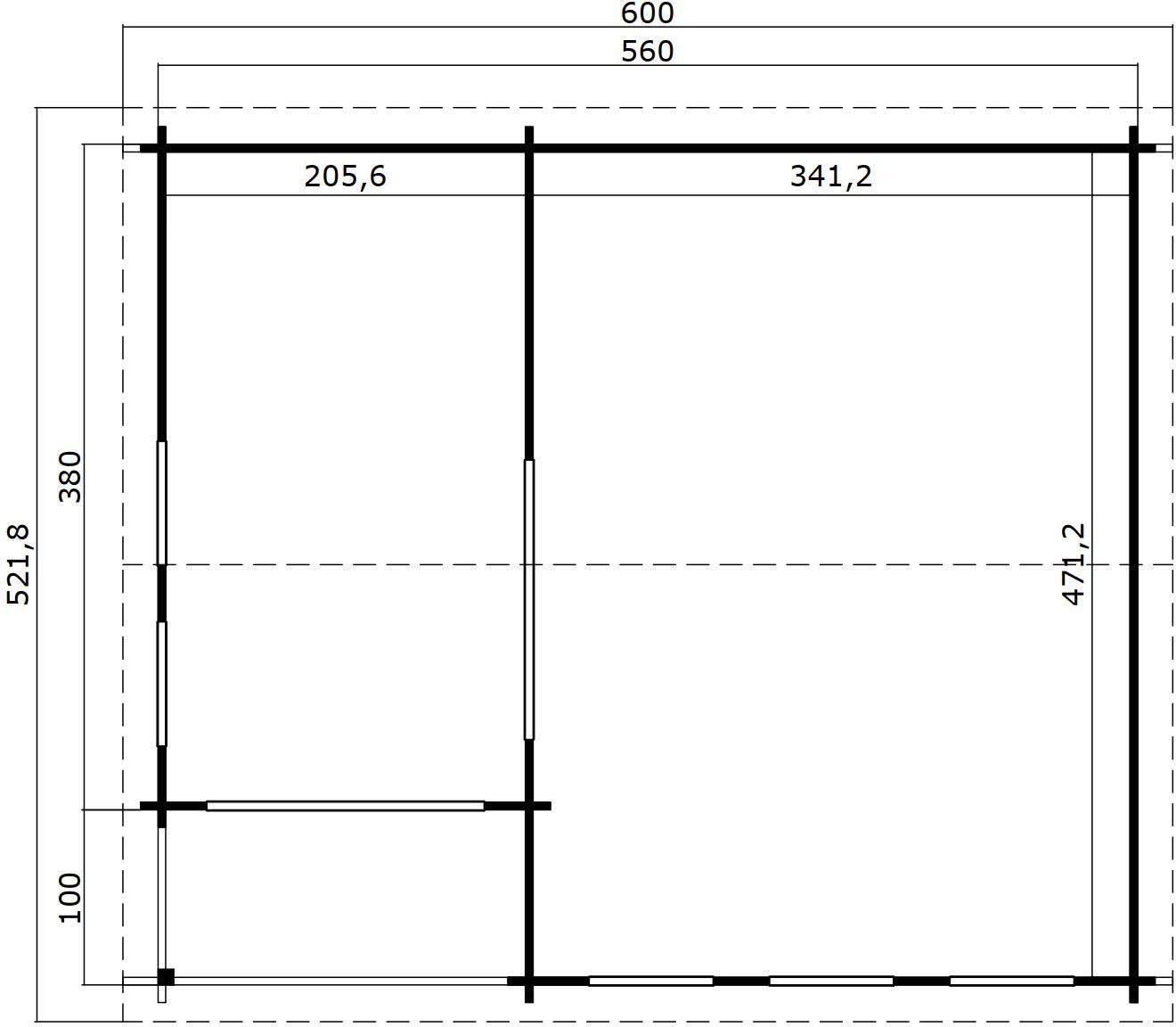 Attefallhus Melody Gold - 29 m² Attefallhus Melody Gold - 29 m²