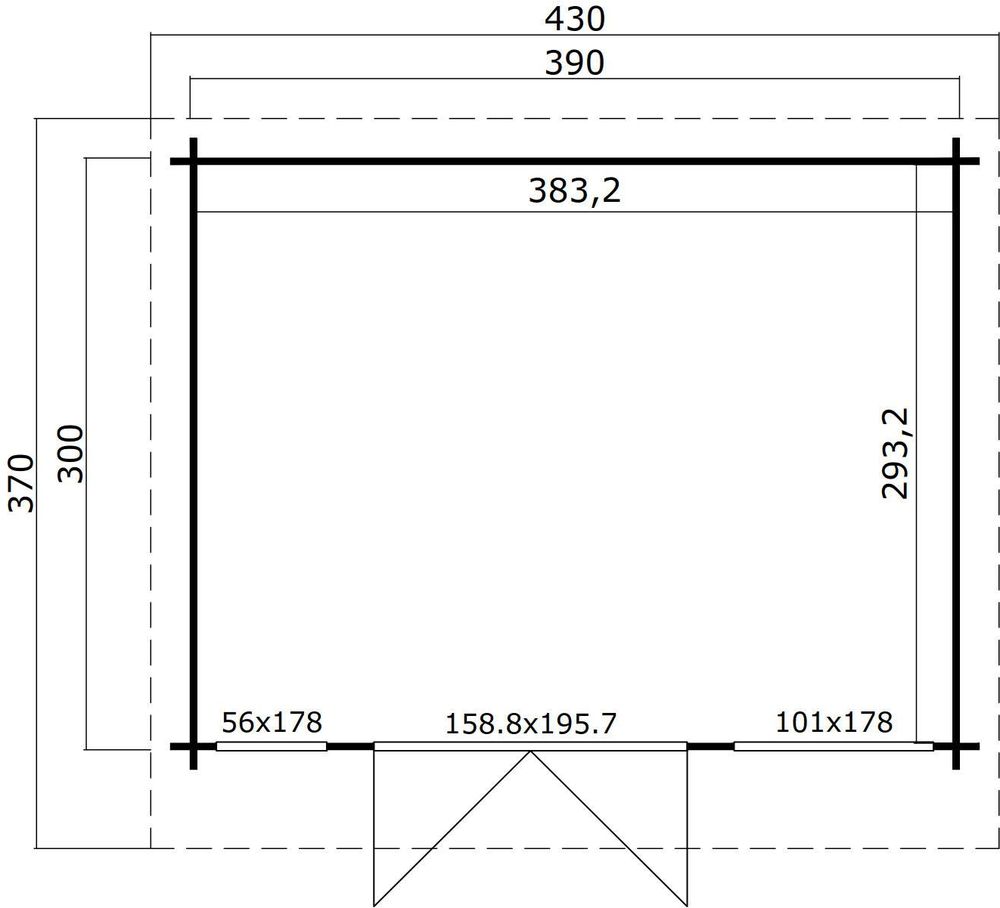 Fribod Clark B - 11,7 m² Fribod Clark B - 11,7 m²