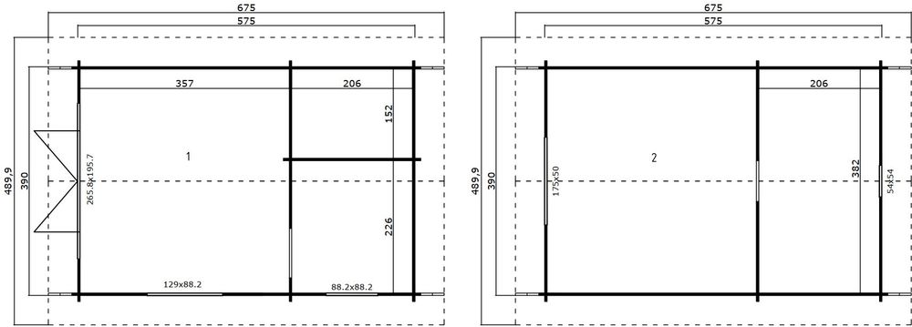 Anneks Lina B .V2 - 22,4 m² Anneks Lina B .V2 - 22,4 m²
