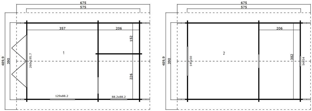 Anneks Lina B .V3 - 22,4 m² Anneks Lina B .V3 - 22,4 m²