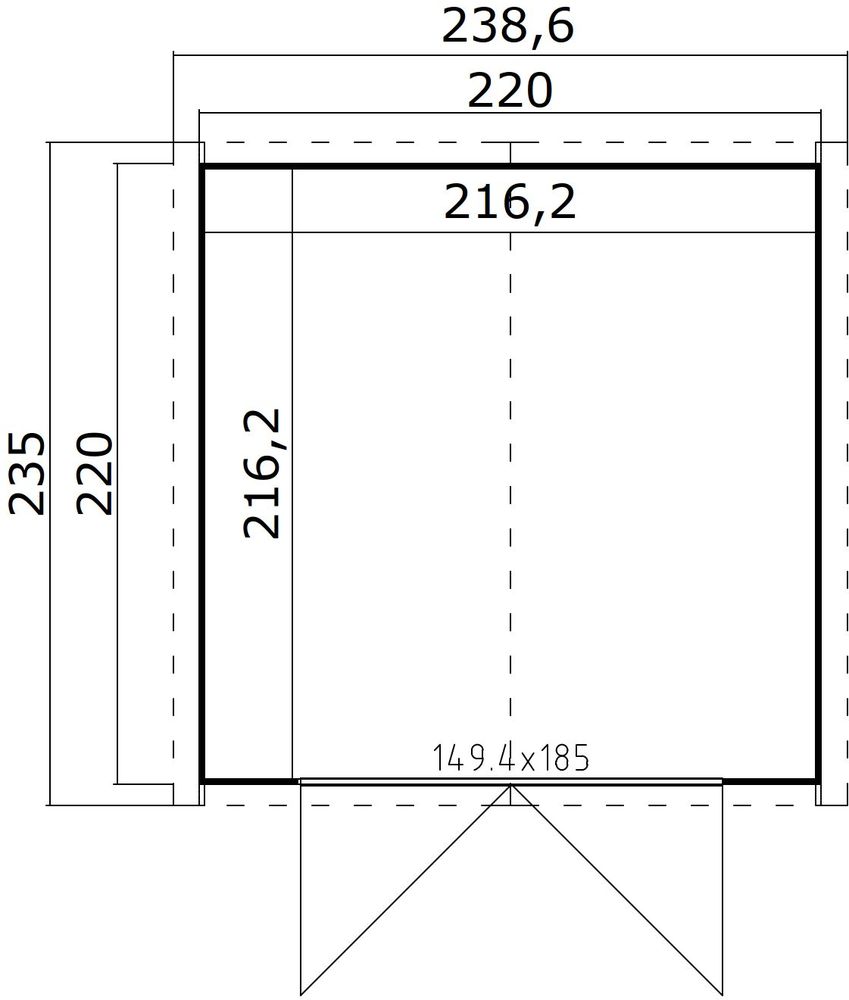 Bod Isabell B - 4,8 m² Bod Isabell B - 4,8 m²