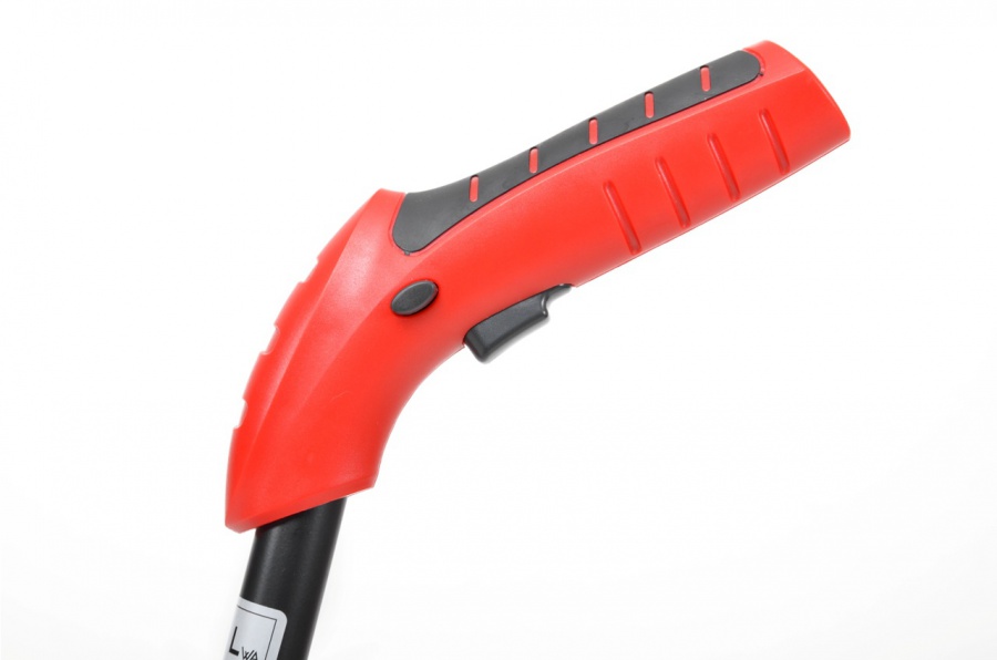Batteridrevet gresstrimmer med teleskoph�ndtak