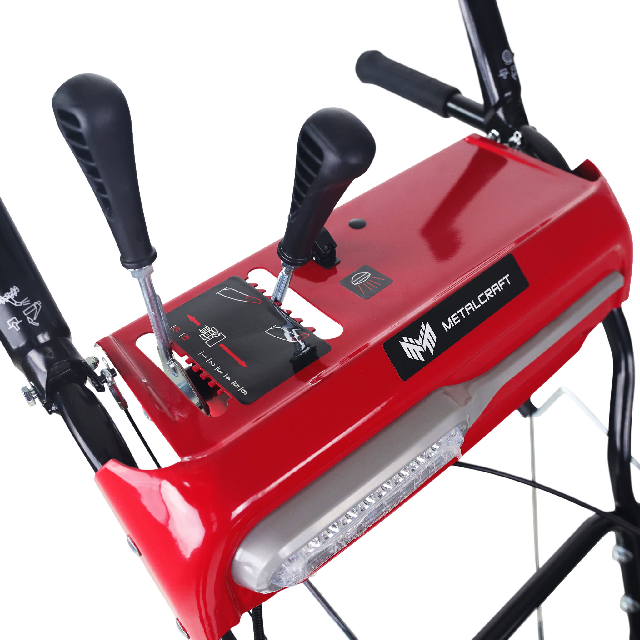 Snøfreser 6,5 HK 196CC Premium elektrisk start og beltedrevet og lett 4,1 KW - Metalcraft Snøfreser 6,5 HK 196CC Premium elektrisk start og beltedrevet og lett 4,1 KW - Metalcraft