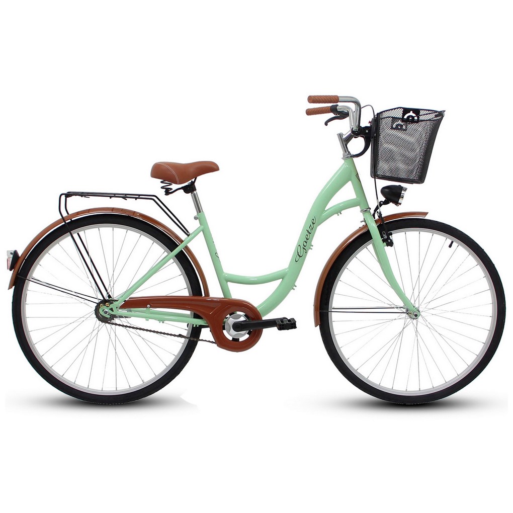 Sykkel Eco 28\\\" - pistasj + Sykkell�s