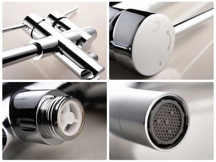Frittstående badekarbatteri L006 - Krom Frittstående badekarbatteri L006 - Krom