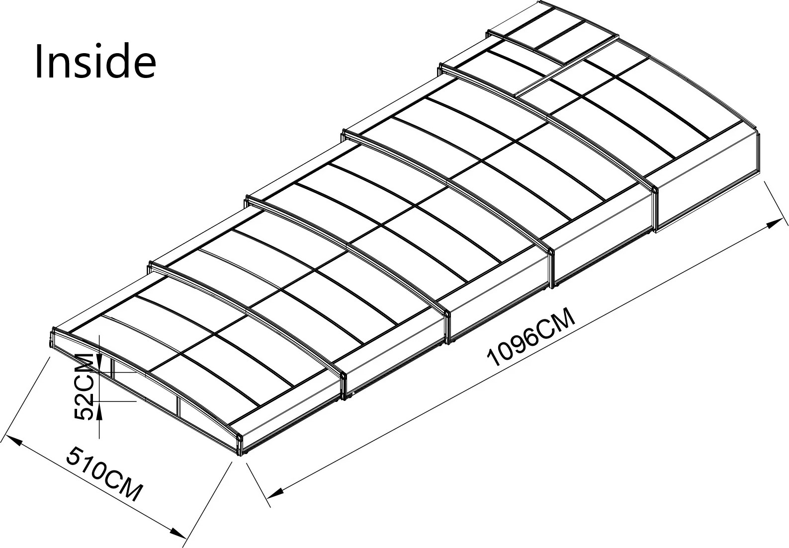 Bassengdekke ECO - 5 x 10 m