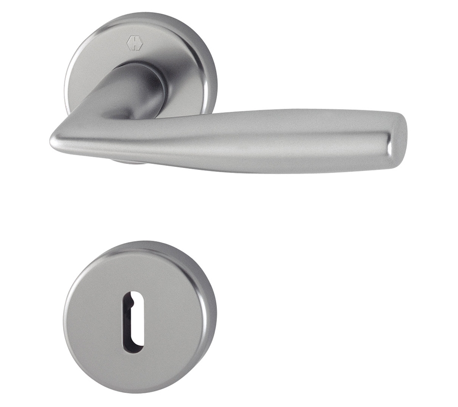 Hoppe Vitória håndtak i rustfritt aluminium nyanse F9 Hoppe Vitória håndtak i rustfritt aluminium nyanse F9
