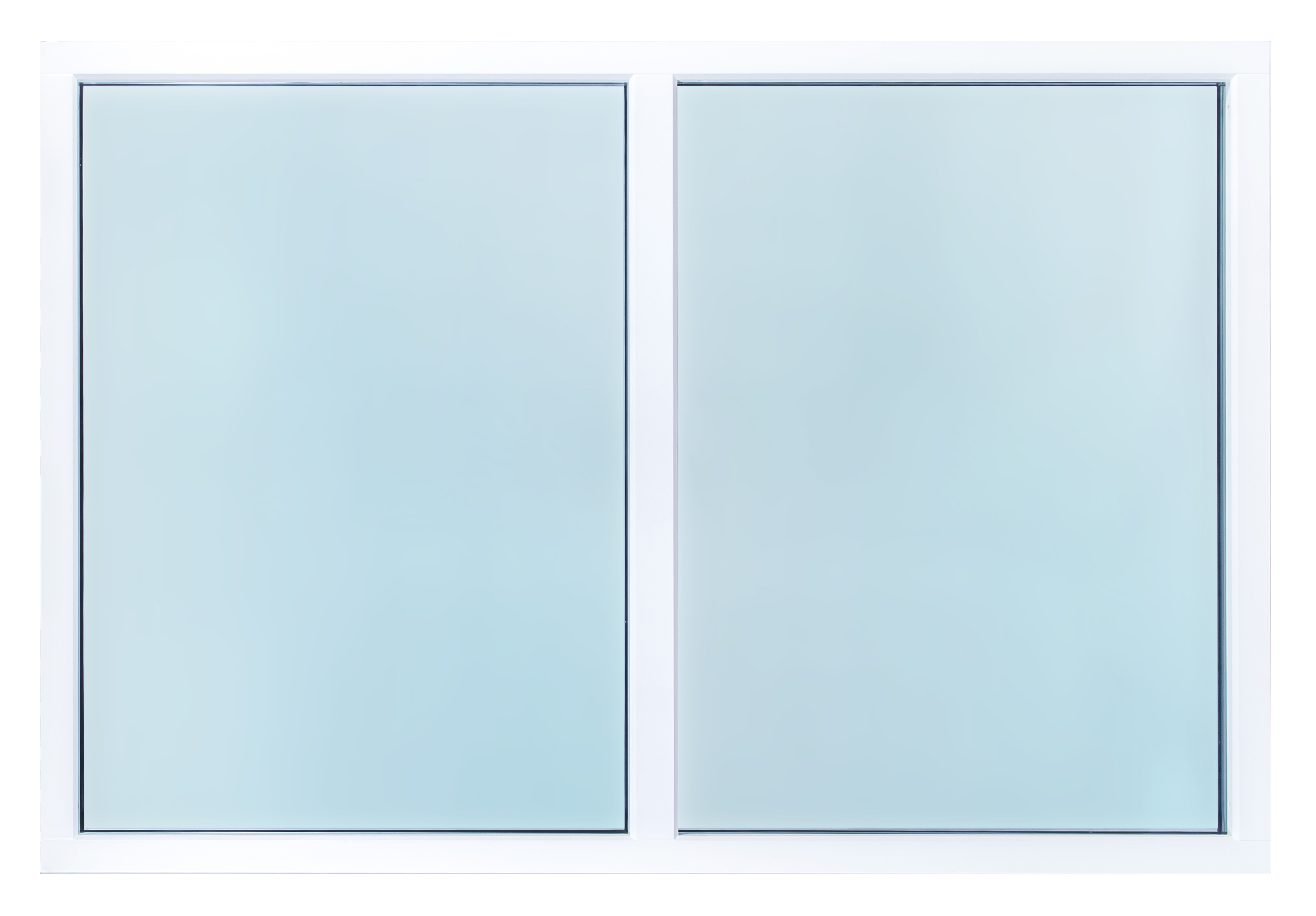 Vindu Aluminium/Tre Fastkarm Post - 3-lags U-verdi 1,1 + Ramme ermer