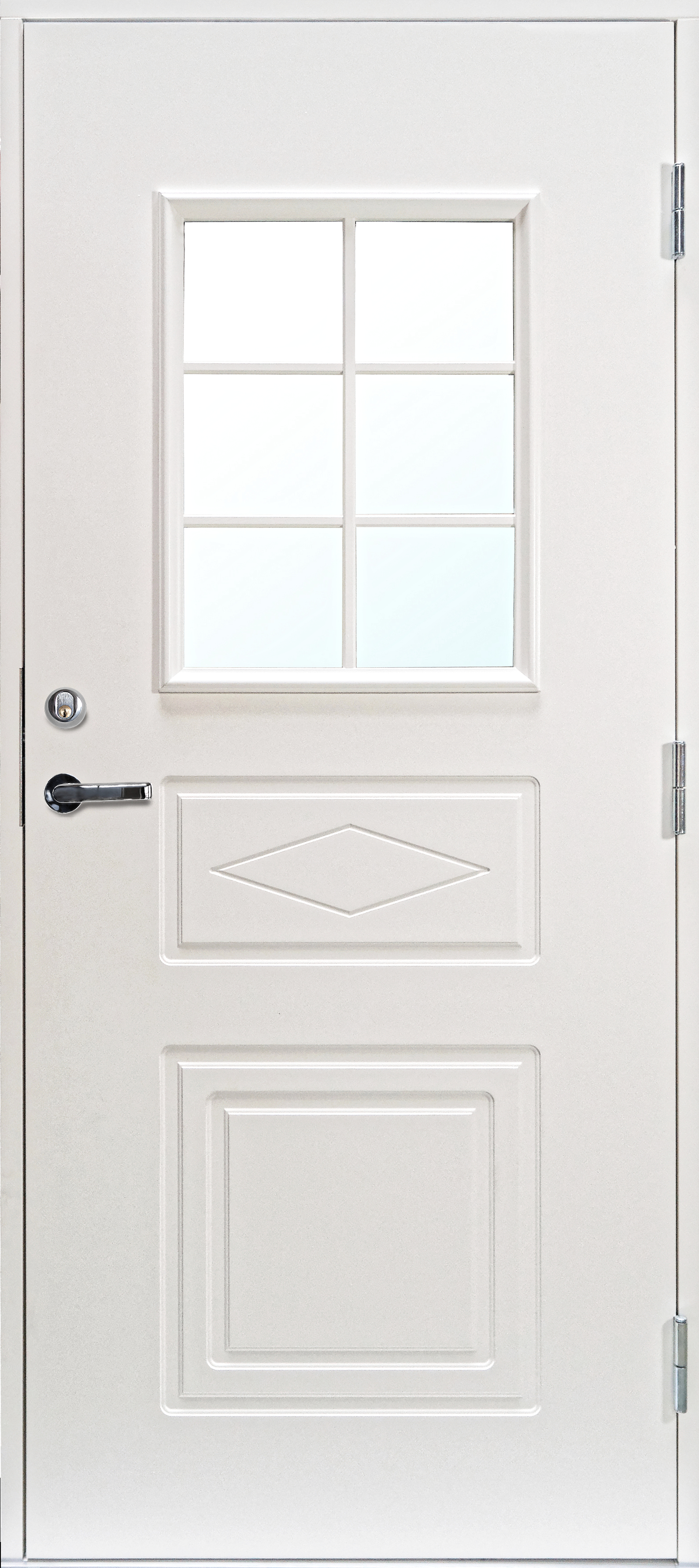 Helena ytterd�r i klarglass