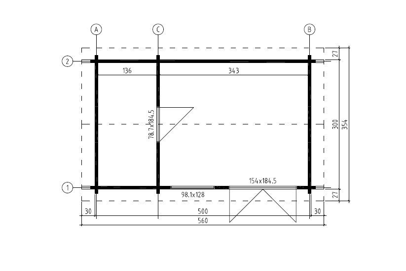 Anneks Jessica - 18,5 m² Anneks Jessica - 18,5 m²