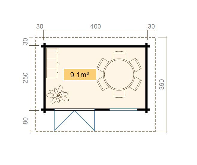 Anneks Cornelis B - 11,3 m² Anneks Cornelis B - 11,3 m²