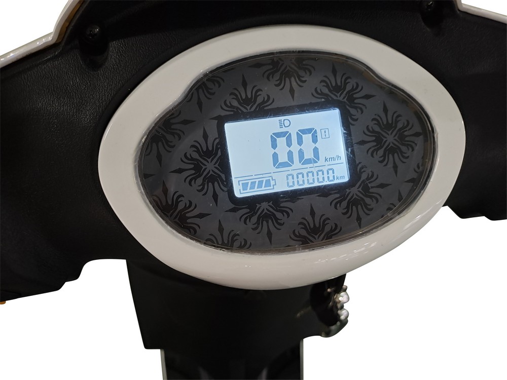 Elmoped 500W - Hvit + Reflekterende sele
