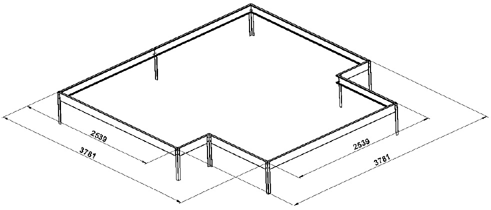 Drivhus Saturnus med herdet glass - 12,8 m² Drivhus Saturnus med herdet glass - 12,8 m²