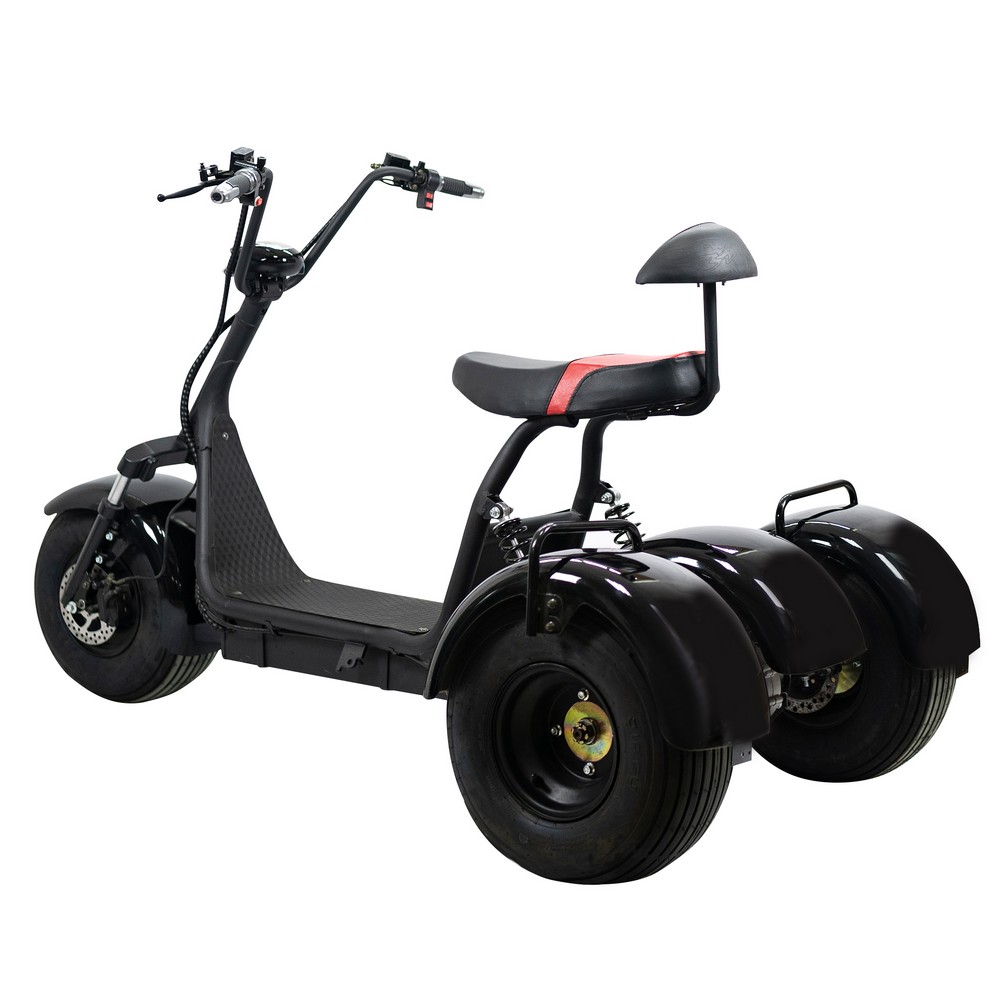 Elscooter Trehjuling - CityCoco 1200W + Lås kjede Elscooter Trehjuling - CityCoco 1200W + Lås kjede