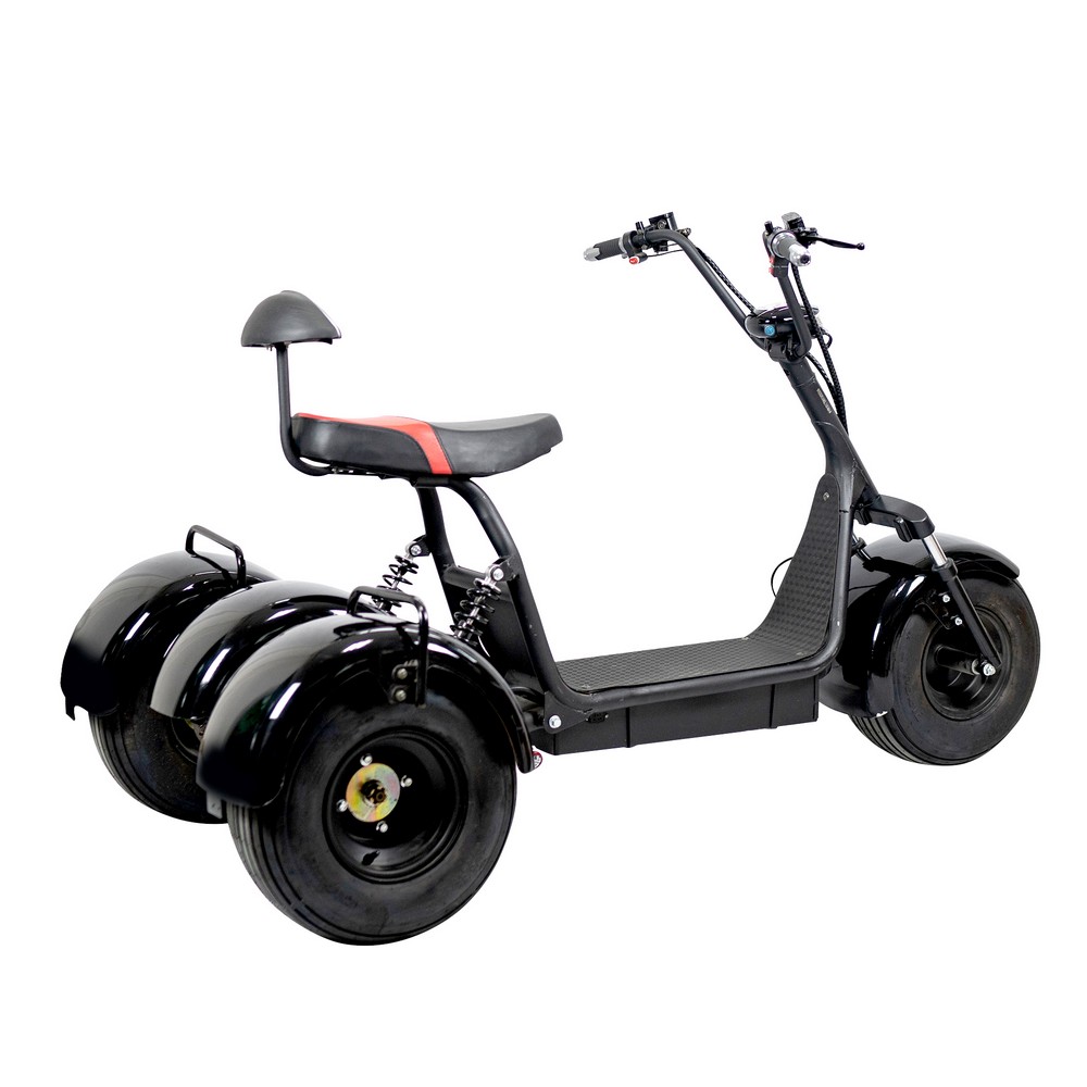 Elscooter Trehjuling - CityCoco 1200W + Lås kjede Elscooter Trehjuling - CityCoco 1200W + Lås kjede
