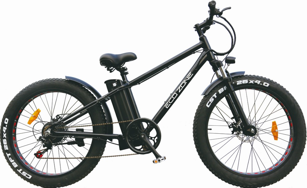 Elsykkel Fatbike FM01 - 26" + Reflekterende sele