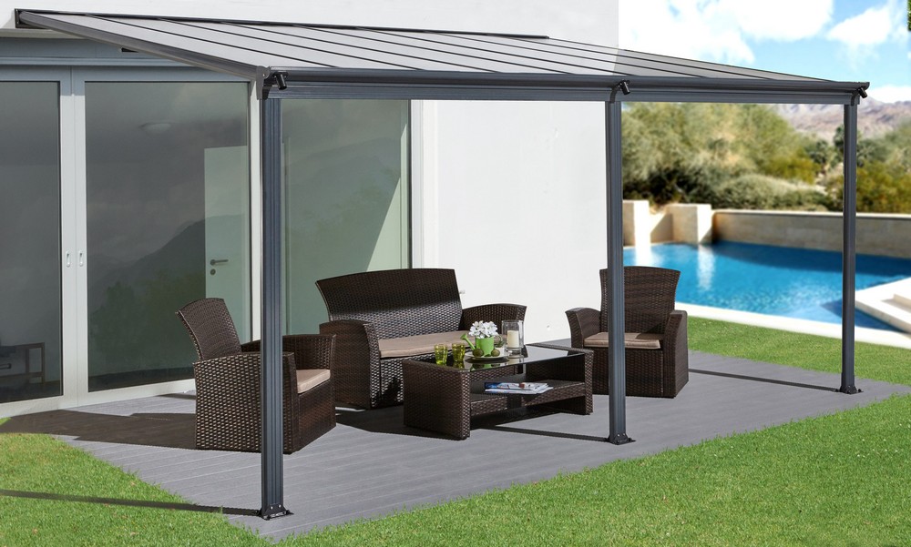 Terrassetak Jim - Hvit - 300 x 495 cm Terrassetak Jim - Hvit - 300 x 495 cm