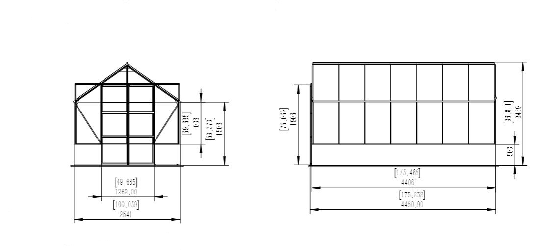 Drivhus Amalthea - 11,5 m