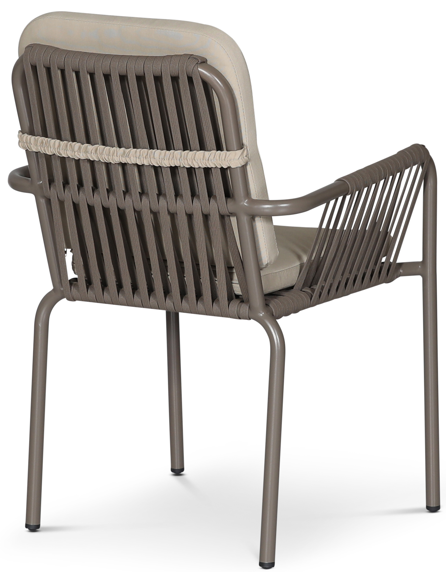 Lincoln stabelbar utestol - Gr� med beige pute