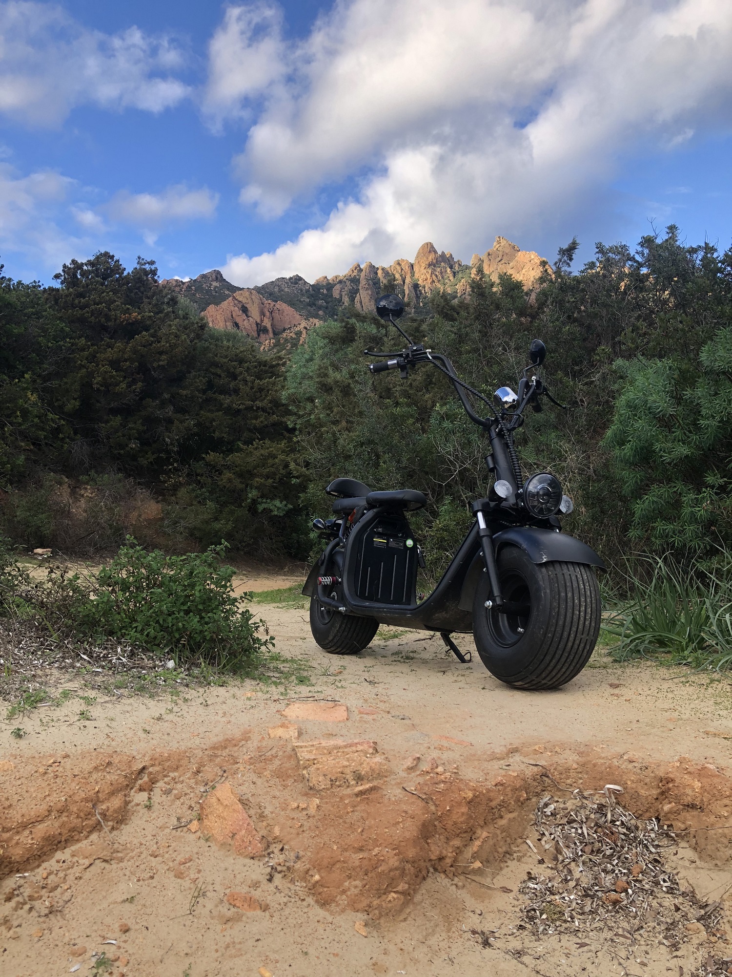 Elscooter Citycoco - 1500W + L�s kjede