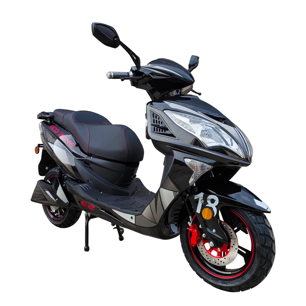 Elmoped 2000W - Svart + L�s kjede