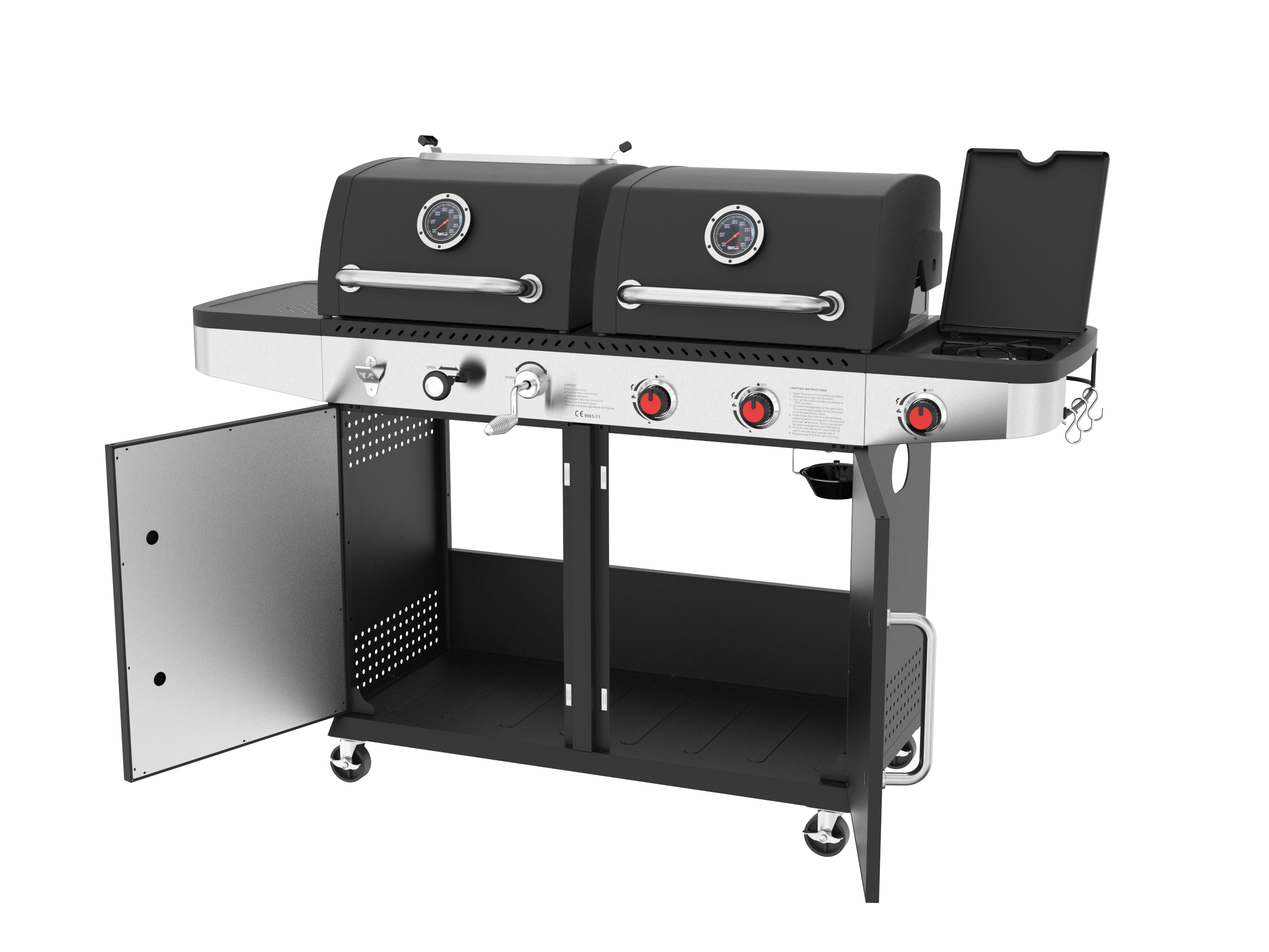 Firepit XL - Gassgrill og kullgrill Firepit XL - Gassgrill og kullgrill