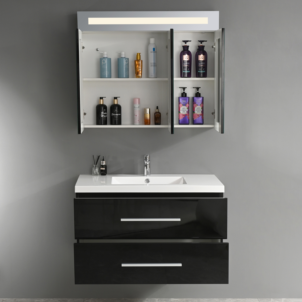 Baderomsm�bel Malaga 90 cm - Sort