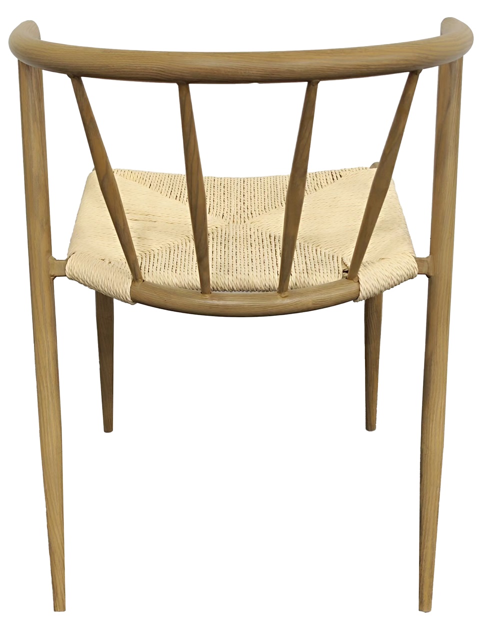 Bella utestol i eikelook med beige tausete Bella utestol i eikelook med beige tausete