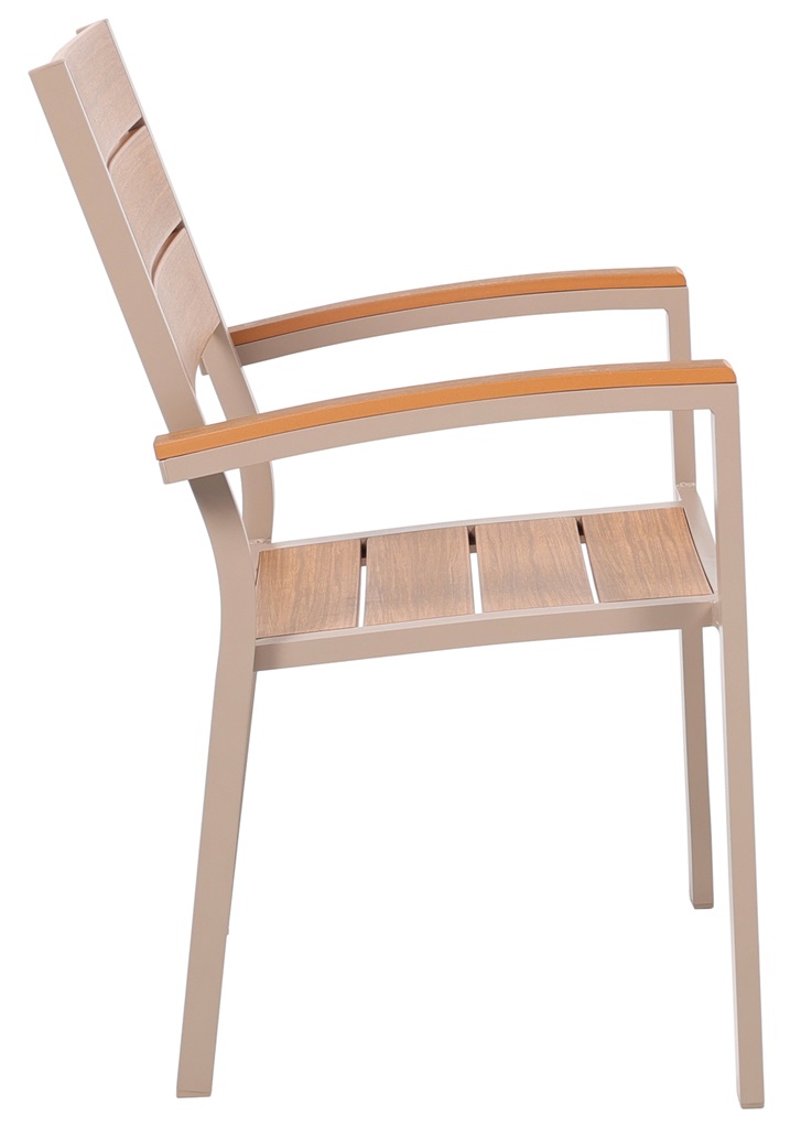 Las Vegas utend�rs lenestol - Beige / Oak noonwood