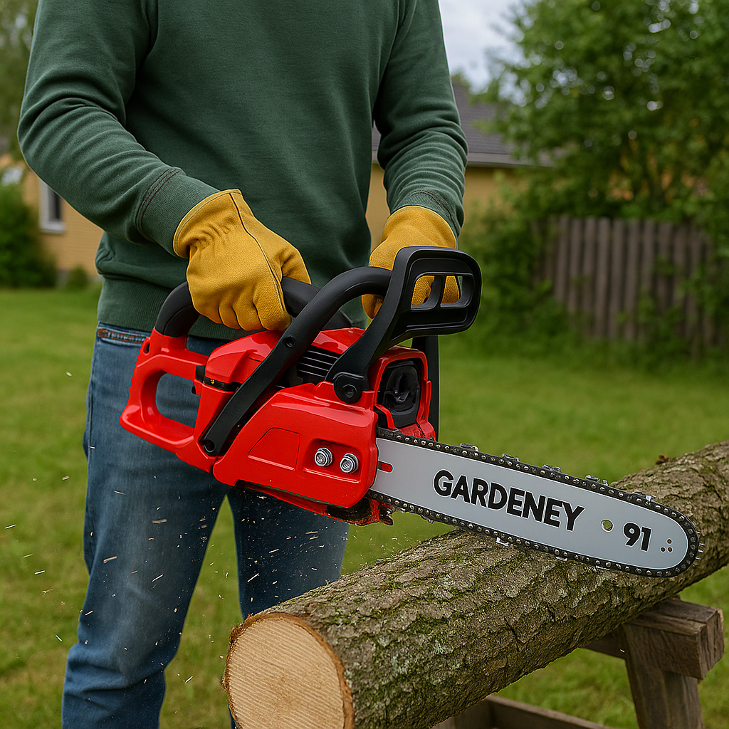 Motorsag CutMaster 25 - Bensindrevet 25,4 cc 12" sverd + Sikkerhetsl�s