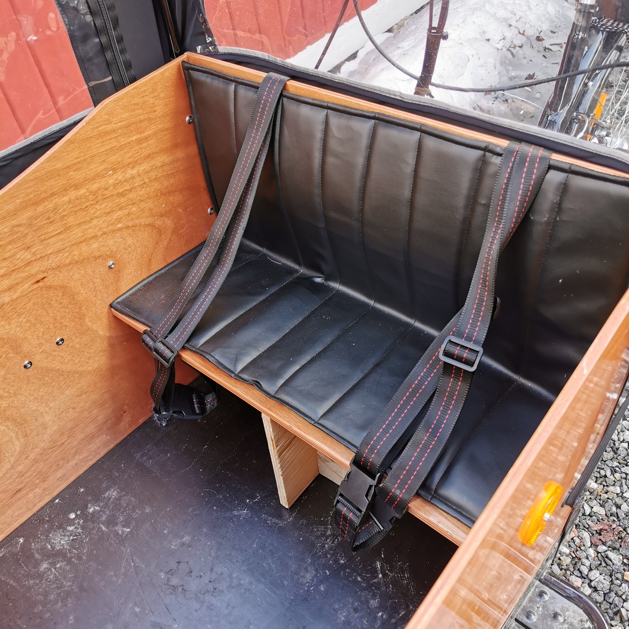 Sittepute til lastesykkel