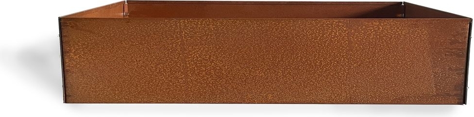 Corten stålpotter torget - 20x80x80 cm Corten stålpotter torget - 20x80x80 cm