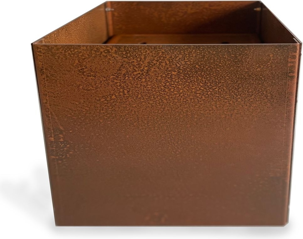 Corten stålpotter torget - 40x40x40 cm Corten stålpotter torget - 40x40x40 cm