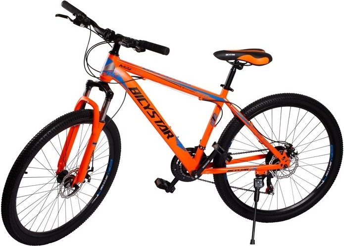 Terrengsykkel - 27,5\\\" Orange + Sykkellås Terrengsykkel - 27,5\\\" Orange + Sykkellås