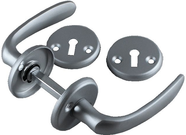 D�rh�ndtak 003SCR inkl. n�kkelplate - satengkrom