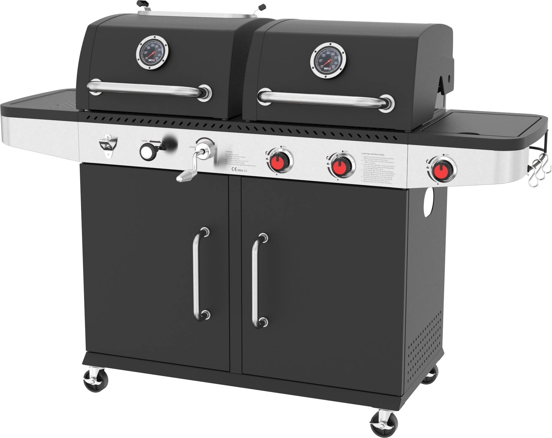 Firepit XL - Gassgrill og kullgrill Firepit XL - Gassgrill og kullgrill