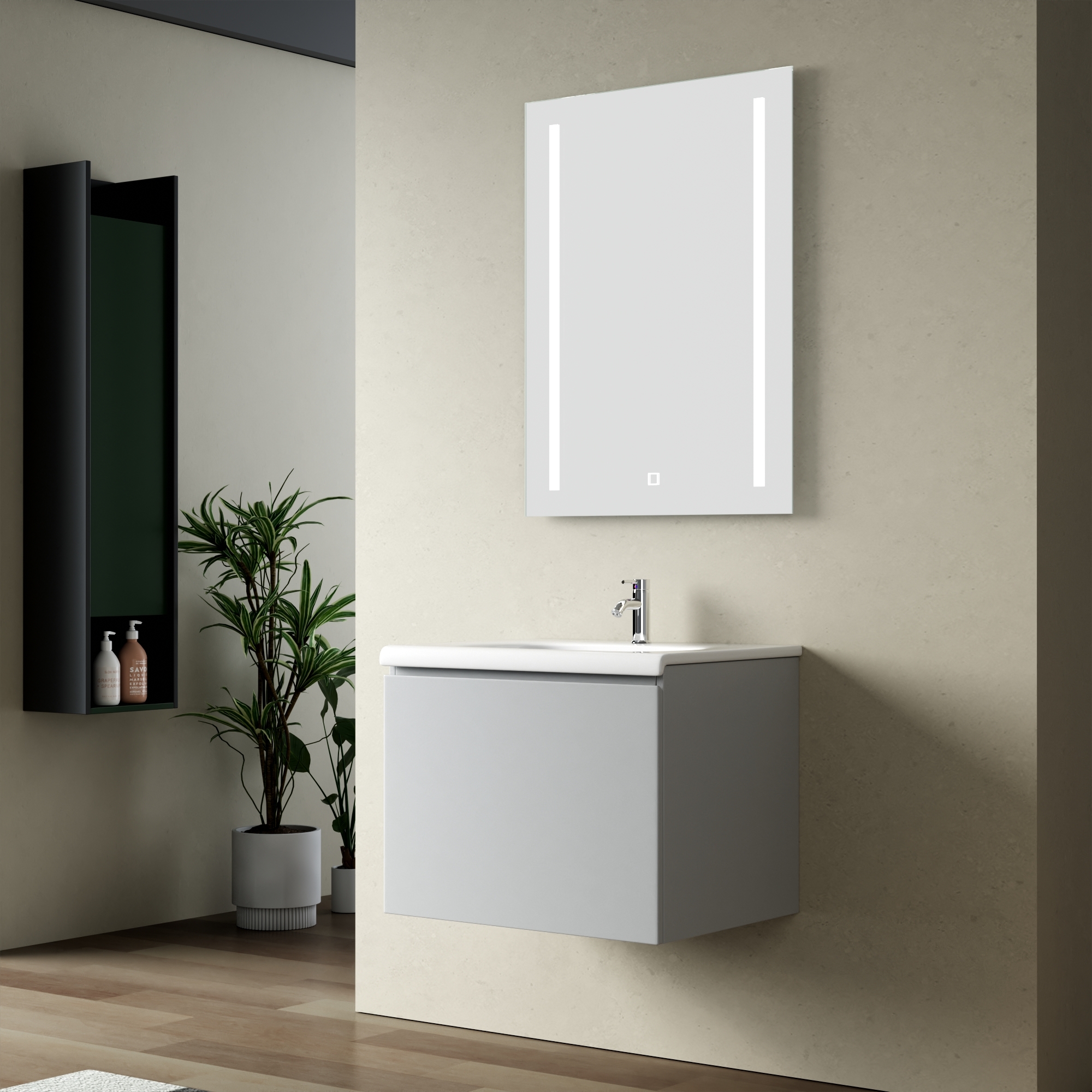 Baderomsm�bler Zeal 60 cm - Lys gr�