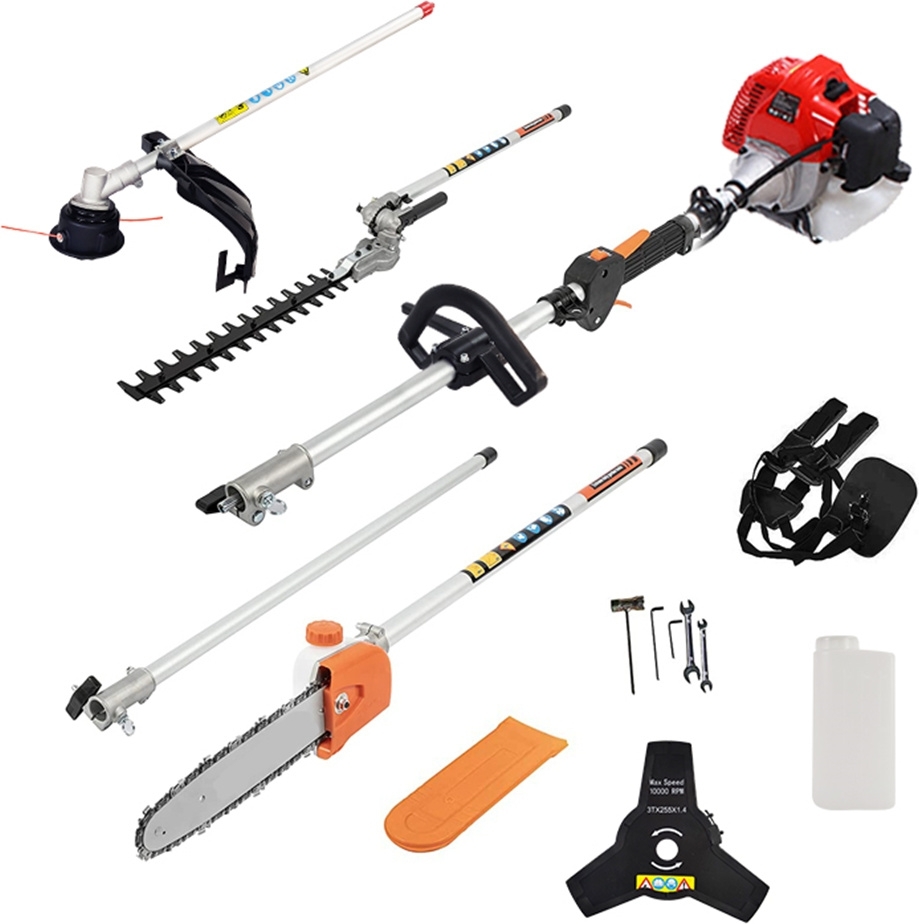 Ryddesag og gresstrimmer MultiTrim 5-i-1 42,7 cc Gardeney Bensin + Sikkerhetsl�s