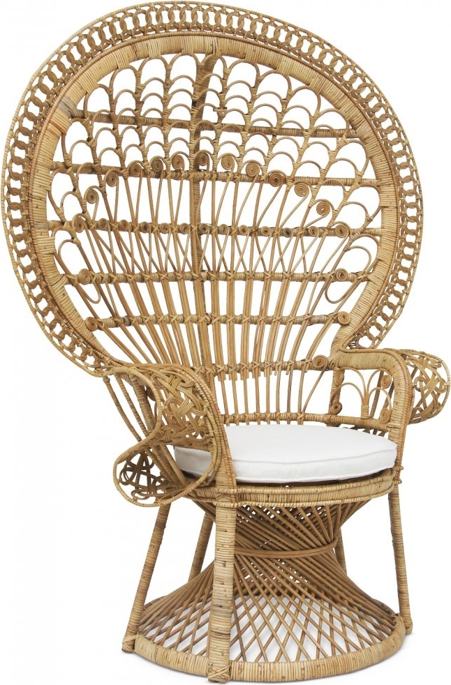 Peacock lenestol i rotting