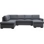U-sofa Solna vendbar - 309 cm - mørkegrå U-sofa Solna vendbar - 309 cm - mørkegrå